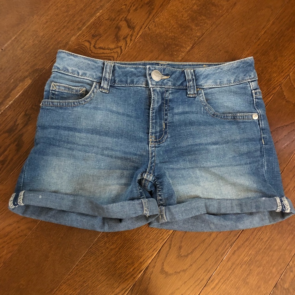 girls jean shorts